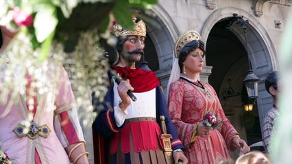 Seguicio de Santa Eulàlia y Encuentro de Gegants