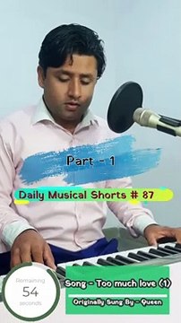 Too Much Love [Part -1] (Cover) | (Daily Musical Shorts #87) | Acorn Wolve | #Shorts