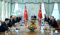 Son dakika haber | Cumhurbaşkanı Erdoğan, Türk Devletleri Teşkilatı Aksakallar Konseyi heyetini kabul etti