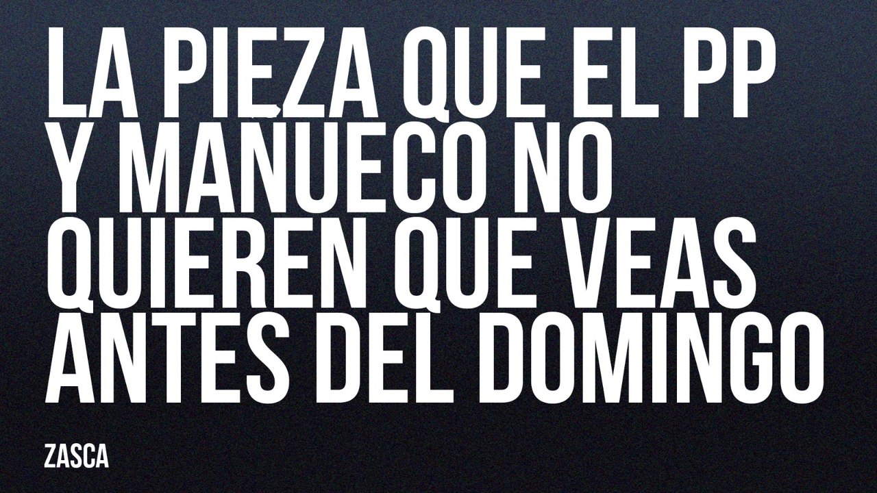 La pieza que el PP y Mañueco no quieren que veas antes del domingo - El zasca de Monedero - En la Frontera, 11 de febrero de 2022