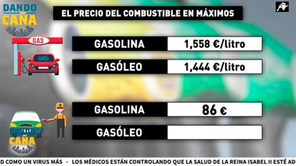 El precio del combustible en España no toca techo, la mitad son impuestos