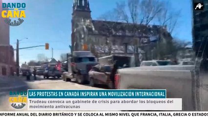 El ‘convoy por la libertad’ de Canadá contra la vacunación obligatoria se extiende por otros países