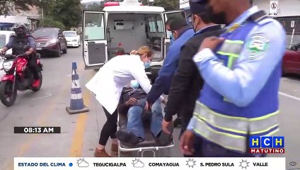 ¡Motociclista lesionado tras accidente en col. Kennedy!