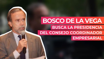 Bosco de la Vega busca la presidencia del Consejo Coordinador Empresarial