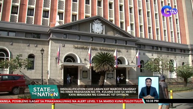 Disqualification case laban kay Marcos kaugnay ng hindi paghahain ng ITR, kulang daw sa merito kaya ibinasura ng Comelec 1st Division | SONA