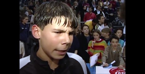 Rafa Nadal, tras ganar un torneo cuando era un niño: "Toca seguir entrenando"