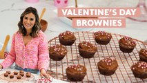 How to Make Easy Salted Caramel Brownie Bites For Valentine’s Day | Simply | Real Simple
