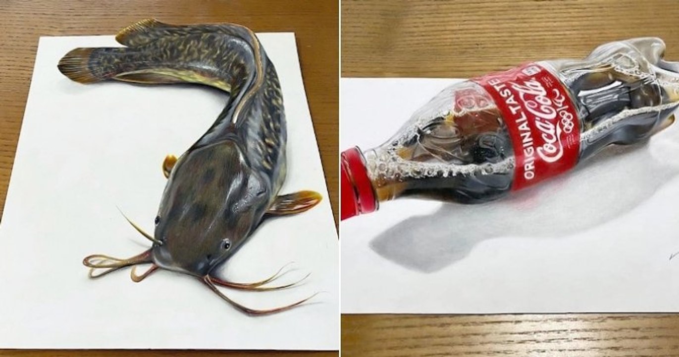 Les dessins en 3D de cette artiste japonaise semblent littéralement sortir du papier