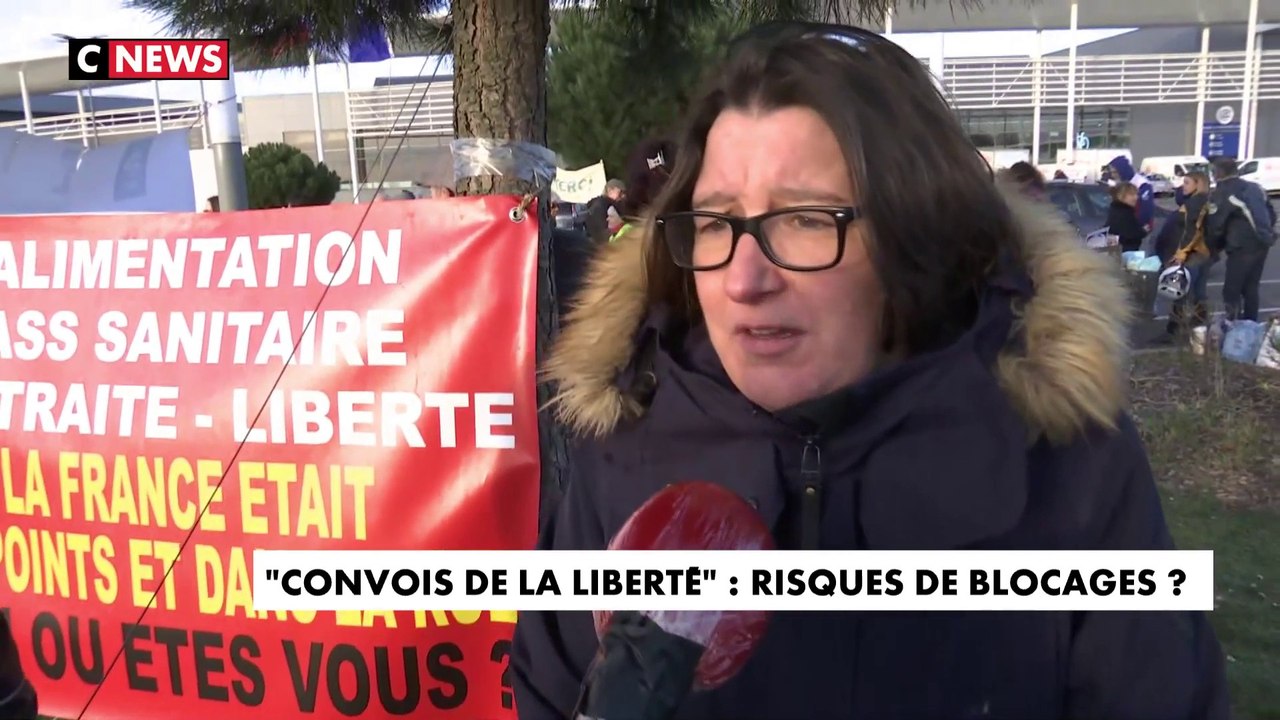 Brigitte, sympathisante du «convoi de la liberté» : «J'adore mon métier mais pour moi ça devient très compliqué»