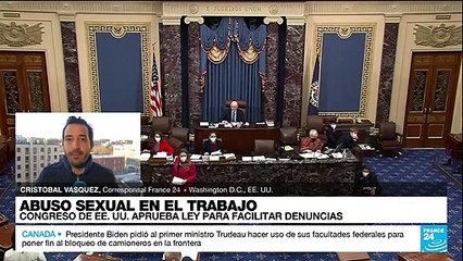 Informe desde Washington: Congreso aprueba ley para facilitar denuncias de acoso en el trabajo