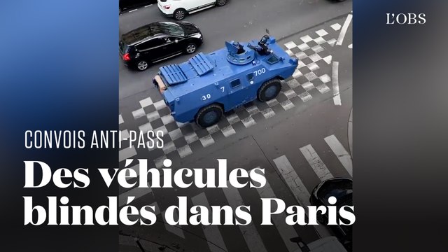 Convois de la liberté : des véhicules blindés de la gendarmerie se déploient à Paris