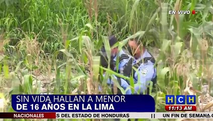 ¡Lamentable! Asesinado hallan a joven de 16 años en La Lima