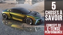 E-Tense Performance, 5 choses à savoir sur le dernier concept de DS Automobiles