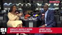 NFL Legend Jerry Rice Sits Down with SI at Radio Row Ahead of Super Bowl LVI