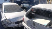 Choque múltiple en autopista México-Puebla deja más de 10 lesionados