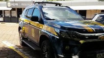 Carros que foram apreendidos na Rua Jorge Lacerda são levados à Delegacia de Polícia Civil