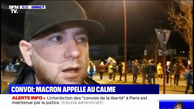 Rémi Monde, membre du Convoi de la liberté : On ne veut pas d'un mouvement violent