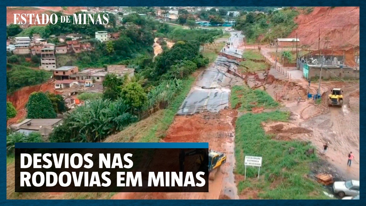 Desvios nas BRs que cortam Minas Gerais
