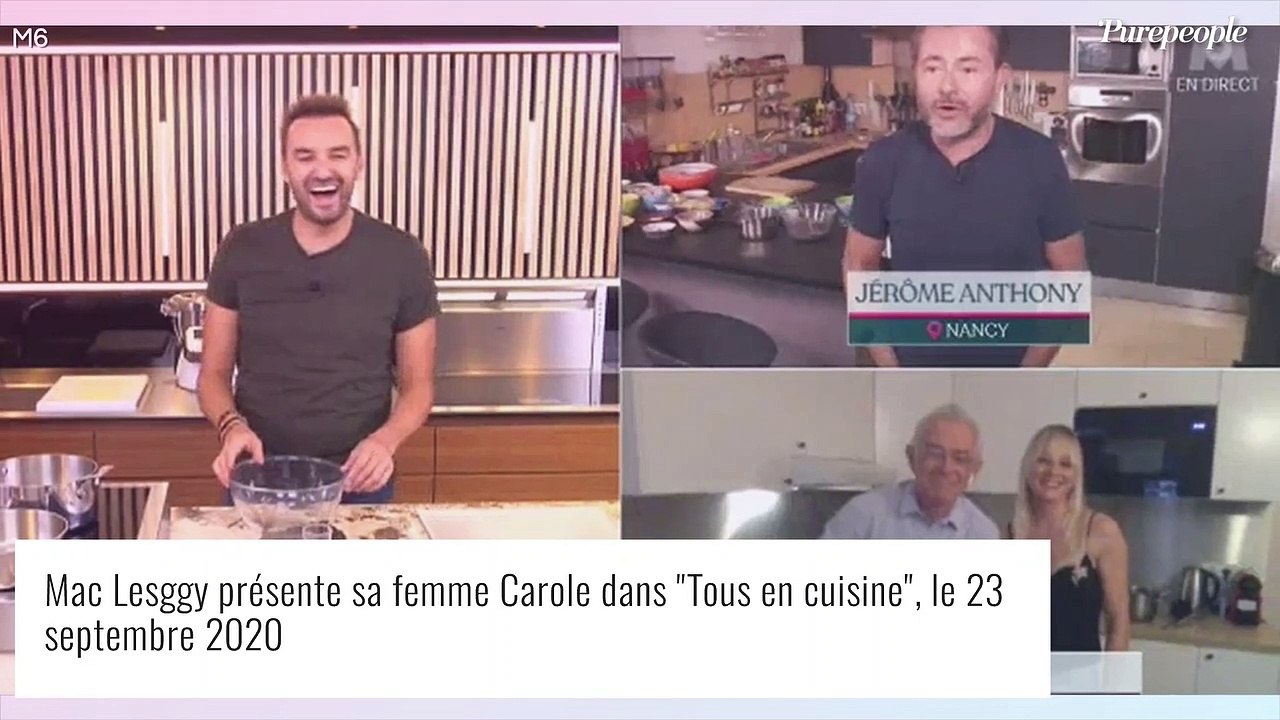 Mac Lesggy et sa jeune compagne Carole : une belle blonde qui avait fait une apparition très remarquée