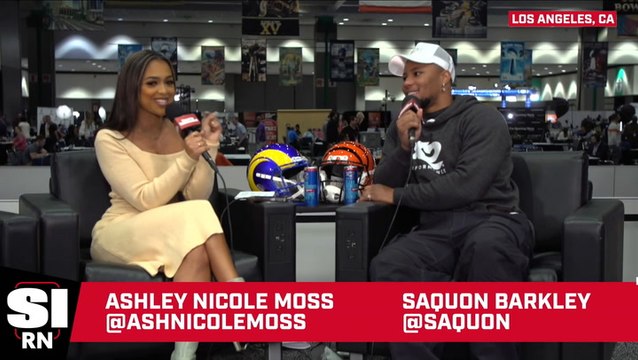 Giants RB Saquon Barkley Joins SI from Radio Row Ahead of Super Bowl LVI