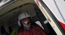 Schilpario (BG) - Escursionista salvato in elicottero a Pizzo Camino (11.02.22)