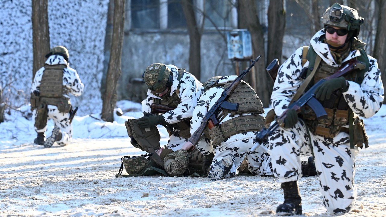 A Tchernobyl, les forces ukrainiennes se préparent à une éventuelle invasion russe