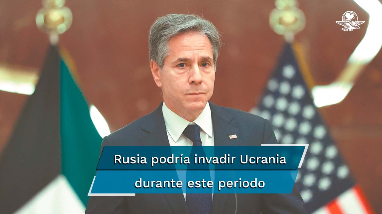 Blinken dice que Rusia podría invadir Ucrania durante los Juegos Olímpicos de Invierno