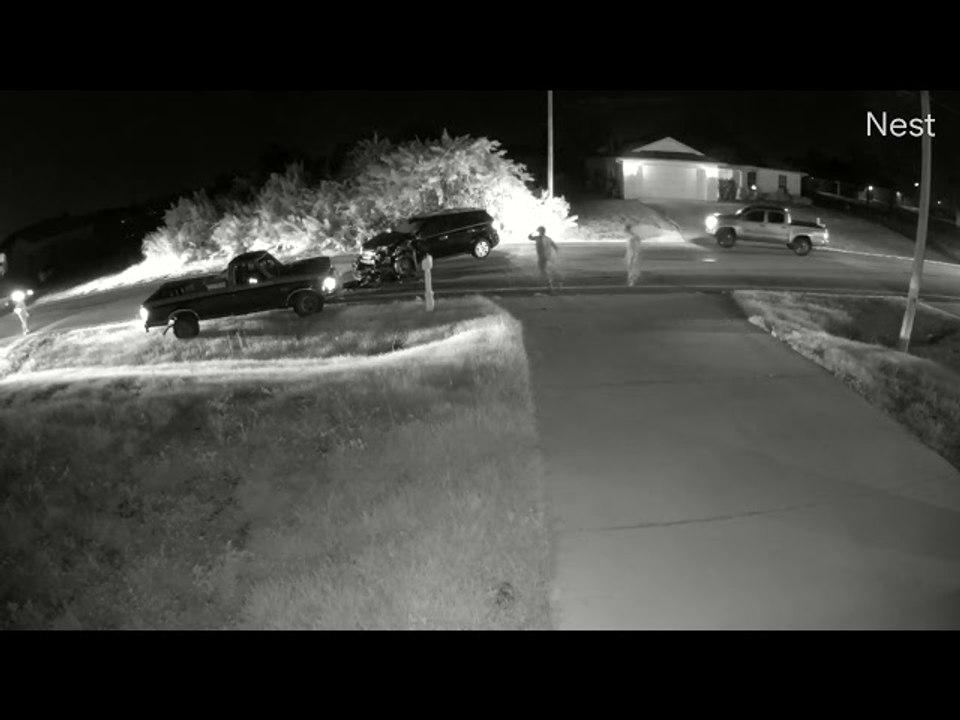 Distracted Driver Swerves into Wrong Lane
