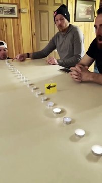 Jeu de souffle avec des bougies