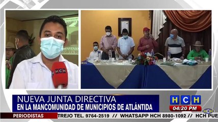 Instalan nueva Junta Directiva en la mancomunidad de Municipios de Atlántida