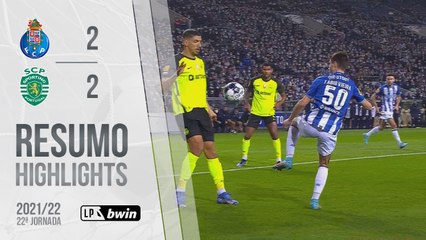 Highlights: FC Porto 2-2 Sporting (Liga 21/22 #22)