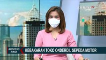 Kebakaran Toko Onderdil Sepeda Motor di Wonoayu, Sempat Terjadi Ledakan Diduga dari Drum Oli