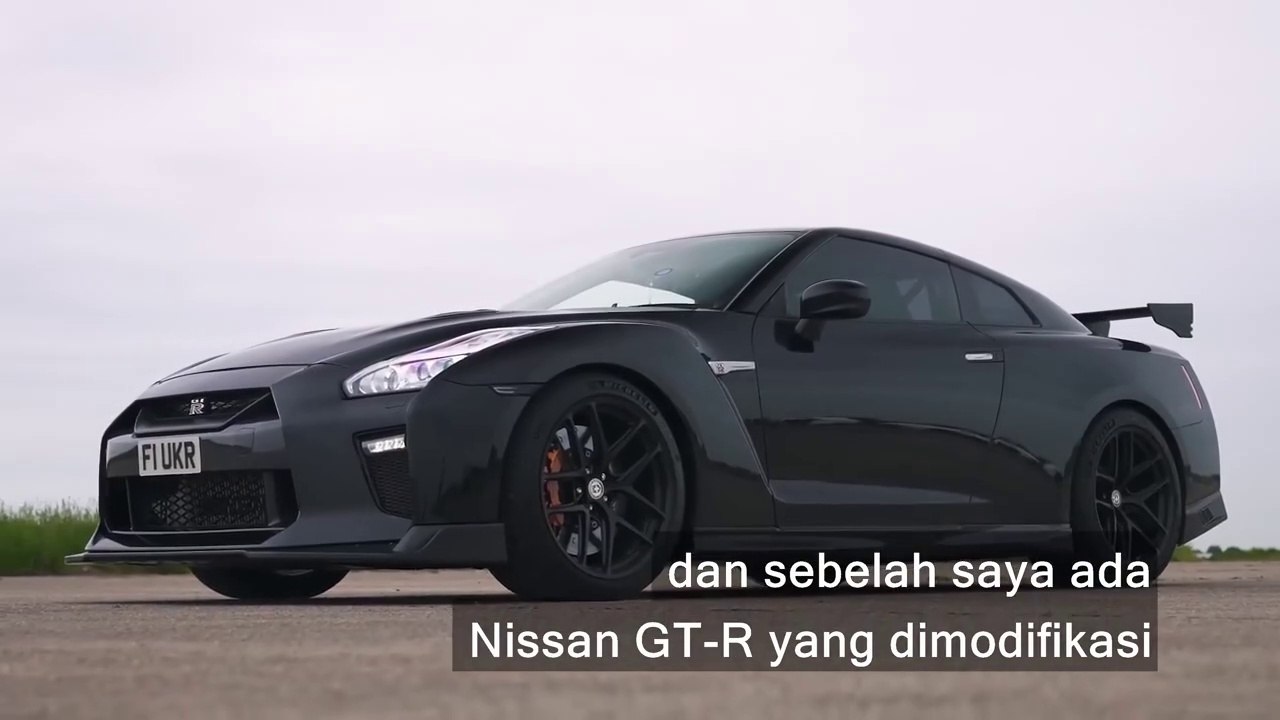 Mobil F1 v Lamborghini 1200 dk v GT-R NISMO 1300 dk- DRAG RACE