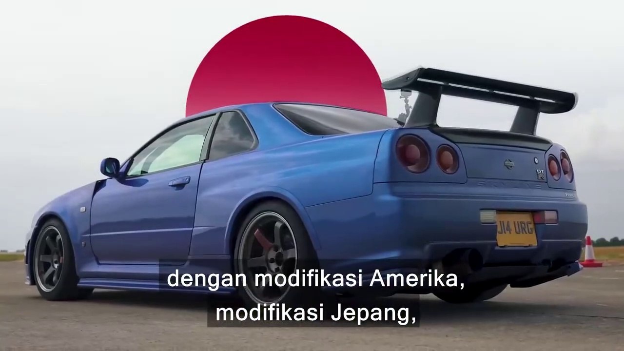 Nissan Skyline R34 GT-R 750 dk v Mustang 735 dk v BMW M3- DRAG RACE