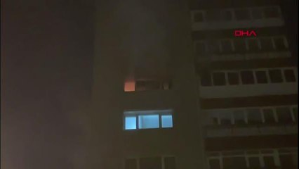 Son dakika haberleri! Kartal'da 11 katlı binada çıkan yangında 1 kişi dumandan etkilendi