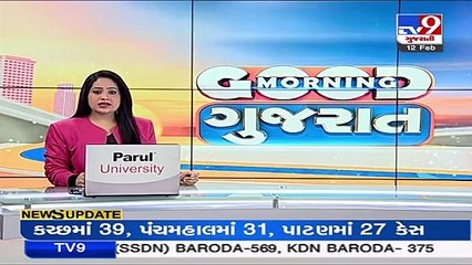 On cam_ Car flies high in air after hitting divider on Somnath-Junagadh highway_ TV9News