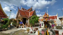 Wat Boa Buddhist temple in Pak Kret Nonthaburi Thailand