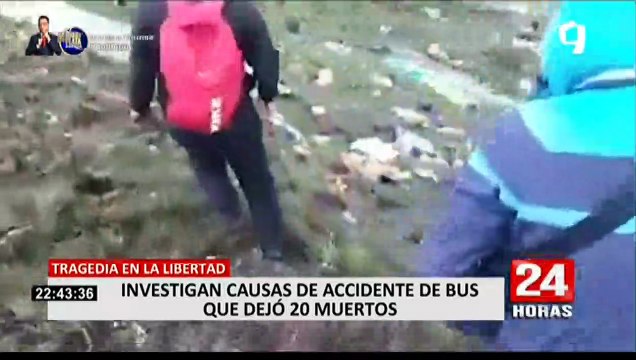 Tragedia en La libertad: investigan accidente de bus que dejó 20 muertos y 30 heridos