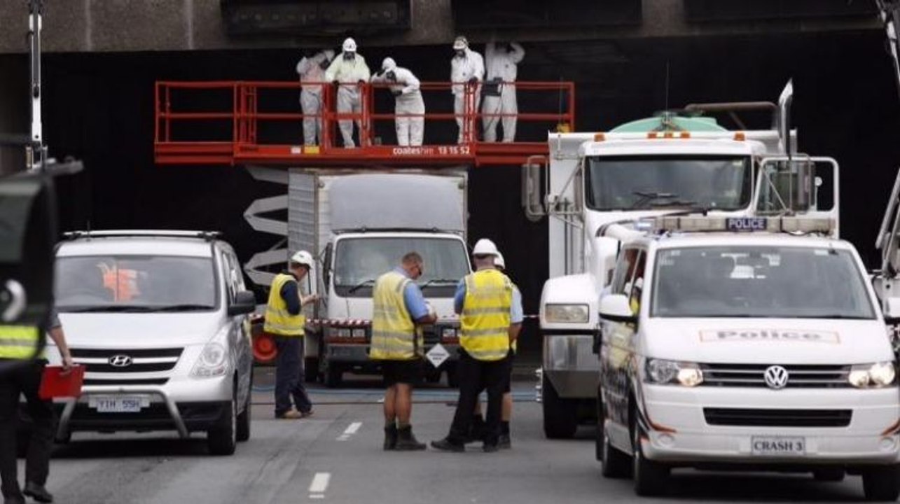 Asbestos complicates removal of truck from Acto...
