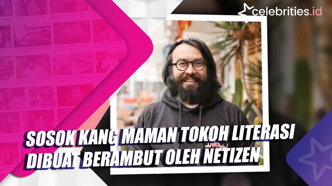 Sosok Kang Maman Tokoh Literasi Dibuat Berambut oleh Netizen