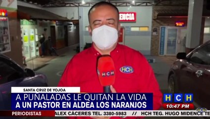 ¡Con arma blanca! asesinan a un pastor en Santa Cruz de Yojoa