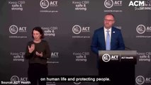 'Maybe I just have a higher value on human life' -  Andrew Barr COVID-19 Press Conference | September 23, 2021 | Canberra Times