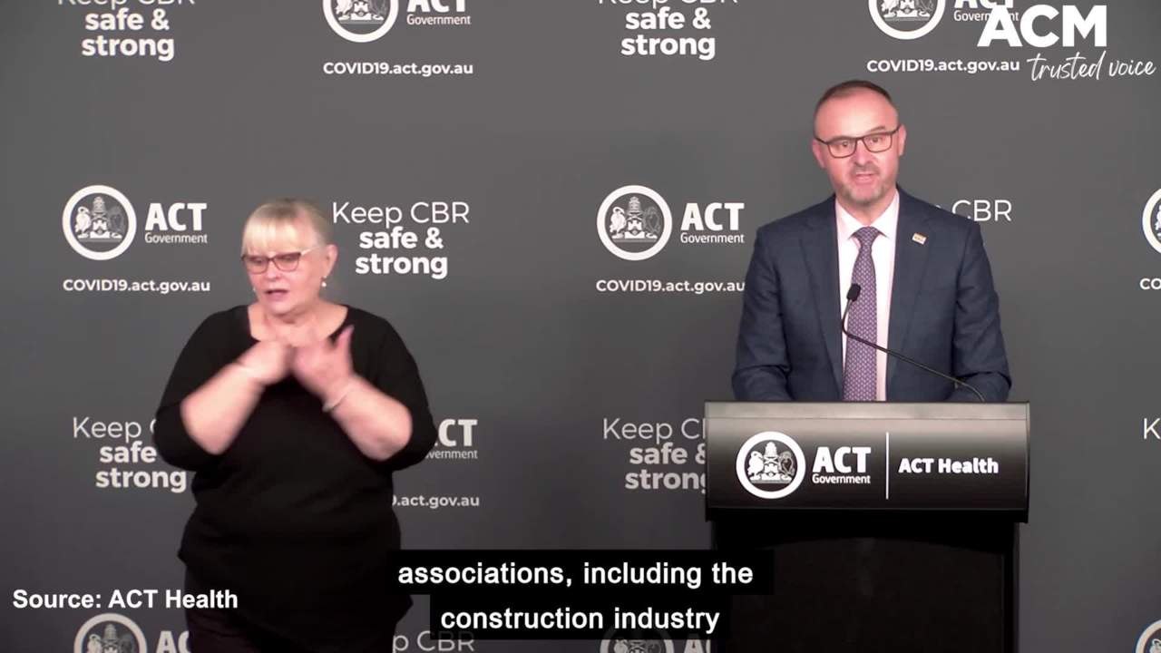 ACT records 16 cases including one at childcare centre (Andrew Barr Press Conference) | Canberra Times, 19 August 2021