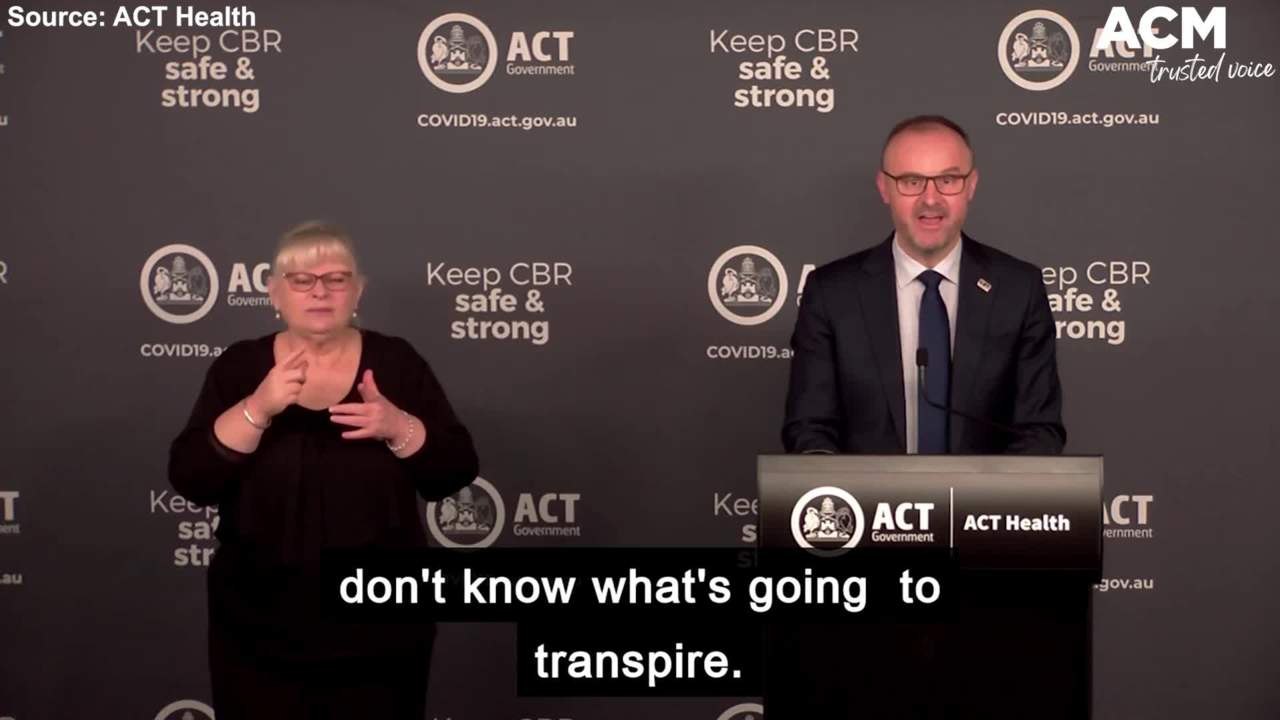 ACT records 14 new cases as NSW records 1,029 on Thursday- Andrew Barr COVID-19 Press Conference | August 26, 2021, Canberra Times