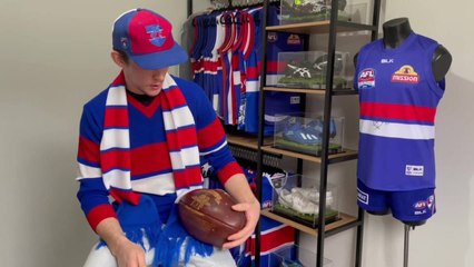Die-hard Bulldogs fan Anthony Beames talks us through his memorabilia - September 2021 - The Examiner