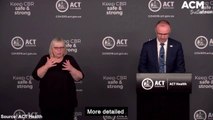 ACT restrictions ease further after 90% vaccination - Andrew Barr COVID-19 Press Conference | October 27, 2021 | Canberra Times
