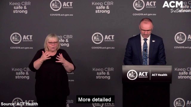 ACT restrictions ease further after 90% vaccination - Andrew Barr COVID-19 Press Conference | October 27, 2021 | Canberra Times