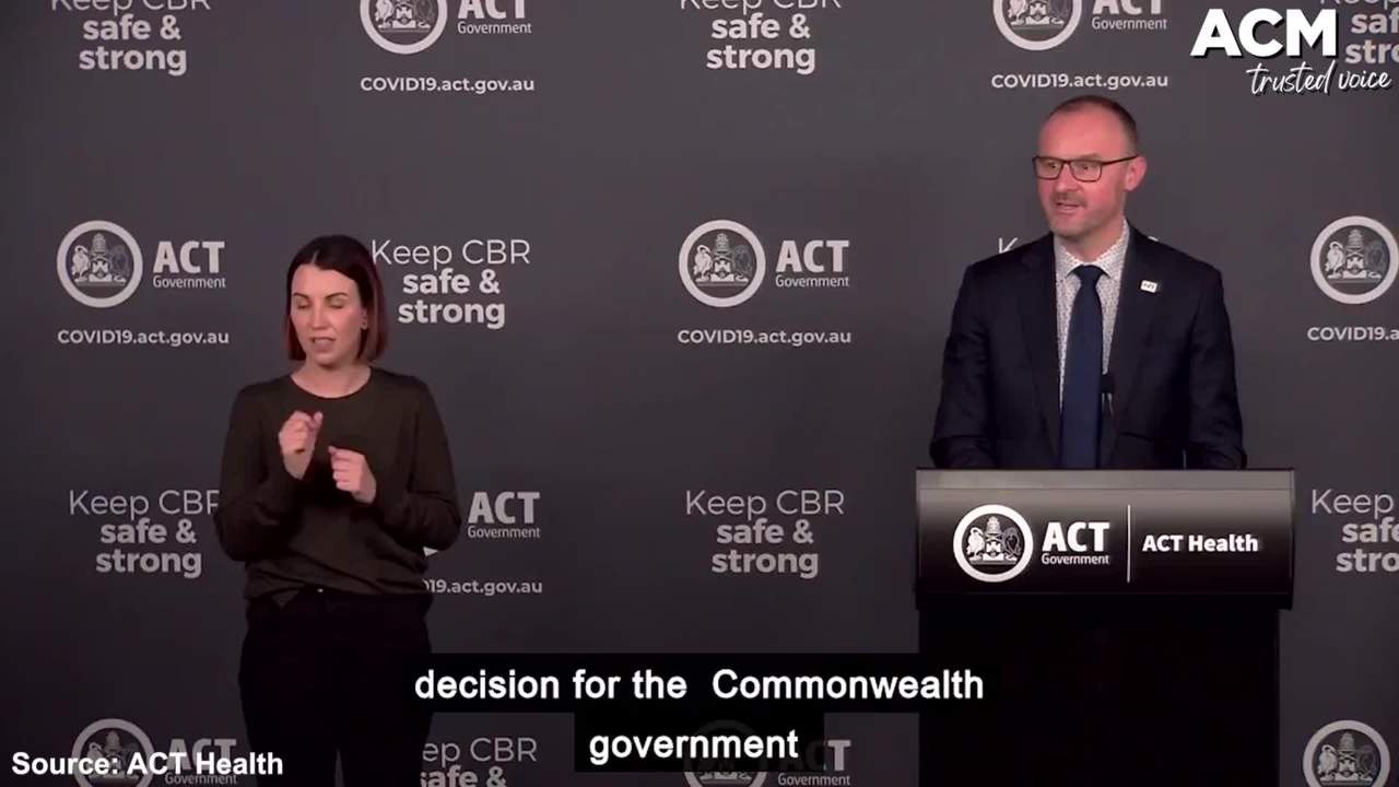 Barr slams "disgraceful" National Cabinet practices - Andrew Barr COVID-19 Press Conference | October 1, 2021 | Canberra Times