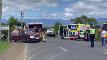 Emergency services respond to report of a crash between car and truck - October 2021 - The Examiner