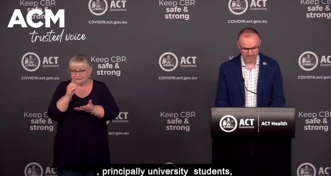 Another 25 cases in Canberra - Andrew Barr COVID-19 press conference | October 9, 2021 | Canberra Times